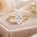 Atelier Diamonds Oval Diamond Solitaire Engagement Ring