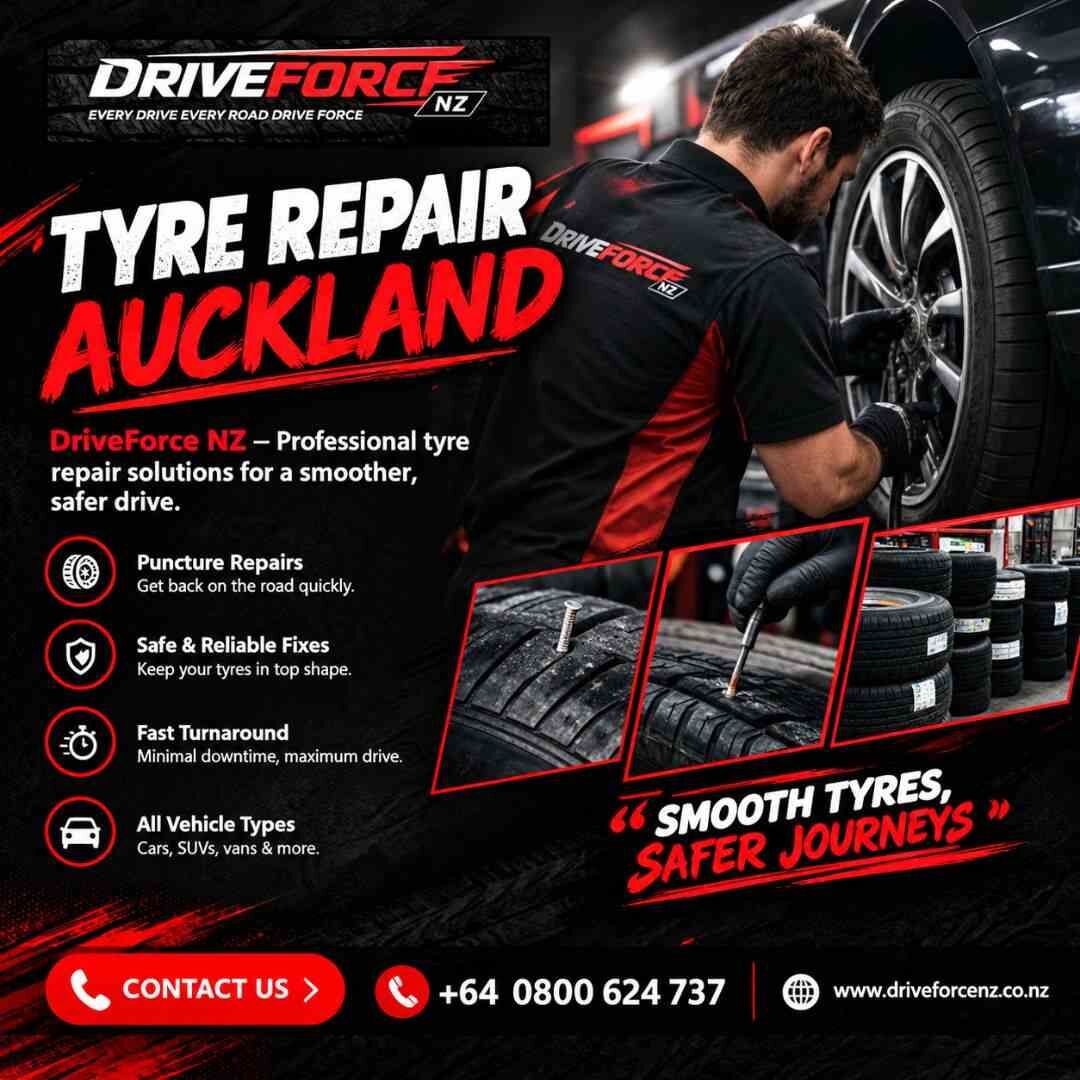 Auckland, Automotive, Tyre Repair Auckland | Drive Force