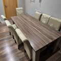 SAR 200,  Dining Table & Wooden Sideboard  Walnut-Style Top For Sale