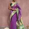 Lavender Colour Silk Saree Premium Silk Designs | Mavuris