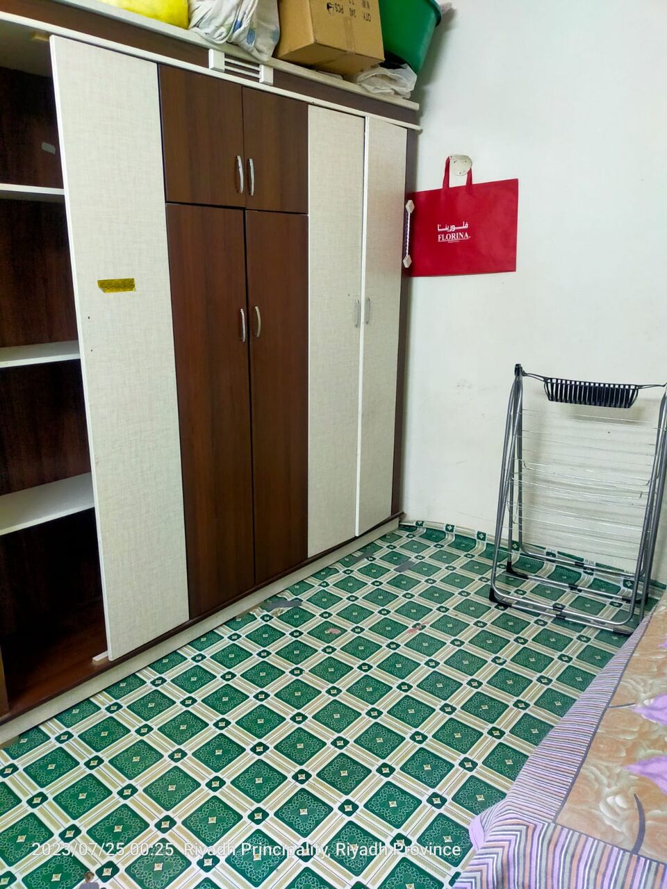 Riyadh, Rooms for Rent, SAR 850/month,  Fully Furnished Family Flat, One Room Is Vacant In 2 Room Flat
