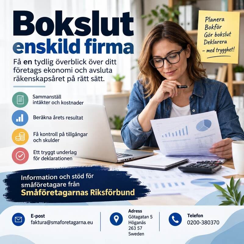 Stockholm, Business, Bokslut Enskild Firma &ndash; Praktisk Vägledning För Småföretagare