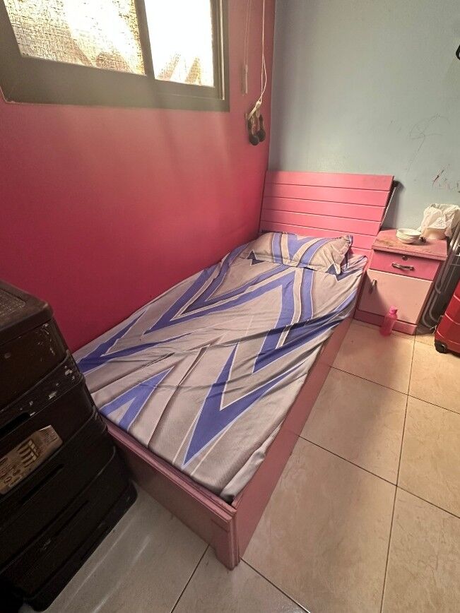 Riyadh, Furniture, SAR 120,  Wooden Single Cot + Mattress