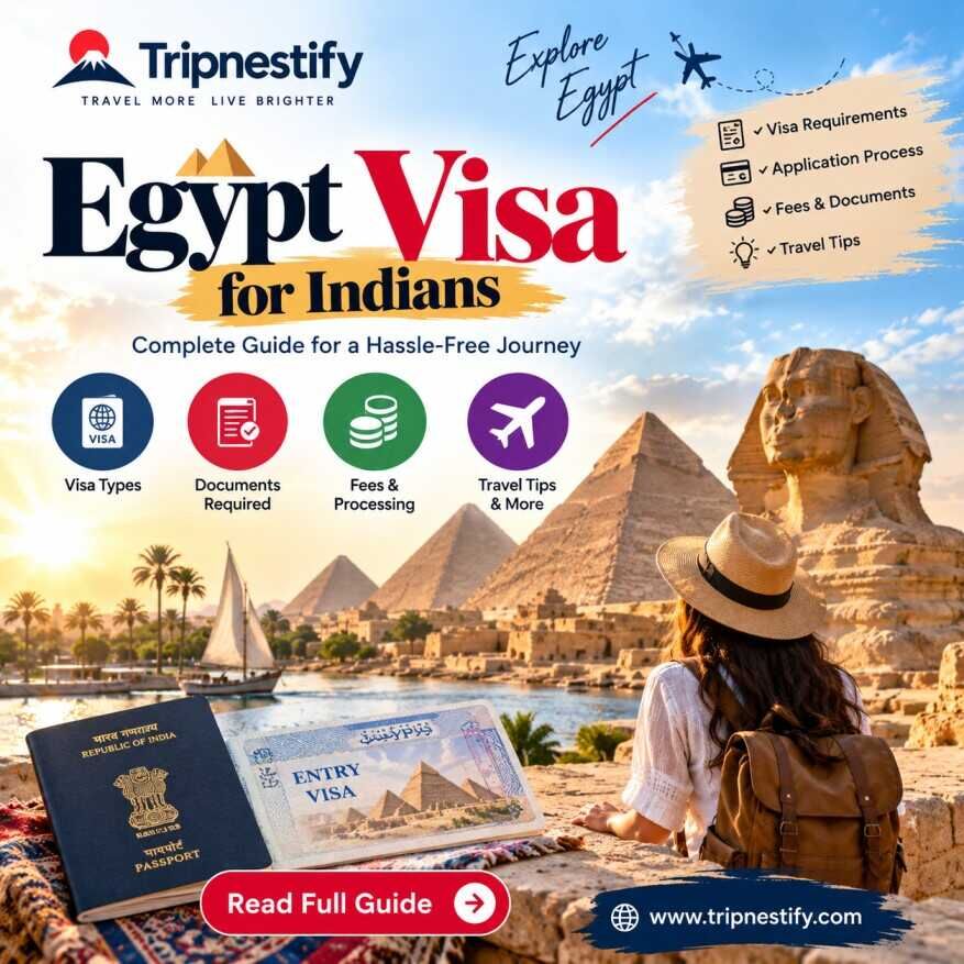New Delhi, Travel, Egypt Visa For Indians Requirements Fees Types & Application Guide | Tripnestify
