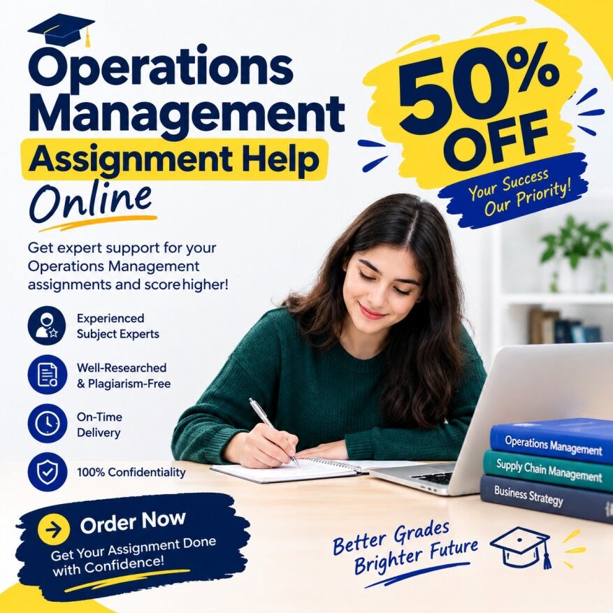 Sydney, Education, Get Reliable Operations Management Assignment Help Online