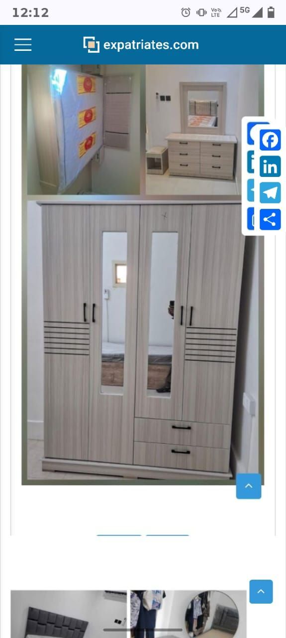 Al Aziziyah, Furniture, SAR 111,  New Bedroom Set Sale Online Home Devlree Free