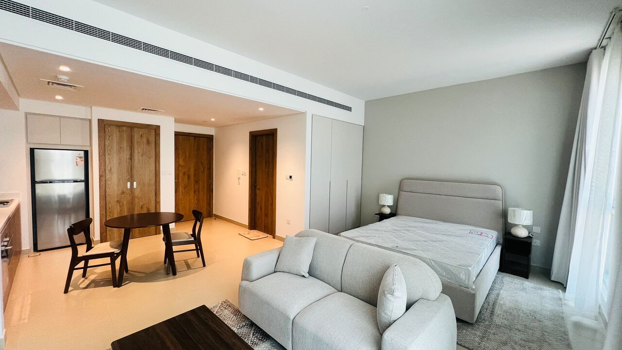 Manama, Apartments, Flats, Houses & Villas, BHD 350/month,  Furnished,  Studio,  LUXURY FURNISHED STUDIO APARTMENT FOR RENT &ndash; MARASSI RESIDENCE