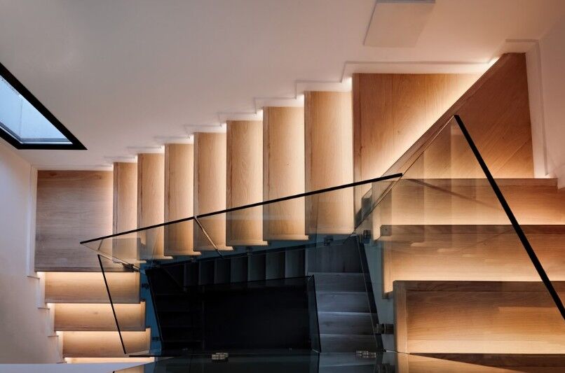Bukit Timah, Interior Design, Modern Staircase Glass Solutions For Stylish Singapore Interiors
