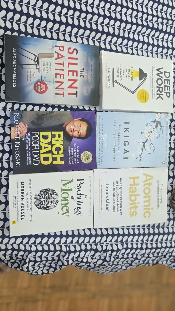 Hara, Books, SAR 36,  Brand New English Books &ndash; Atomic Habits, Deep Work, Psychology Of Money & More