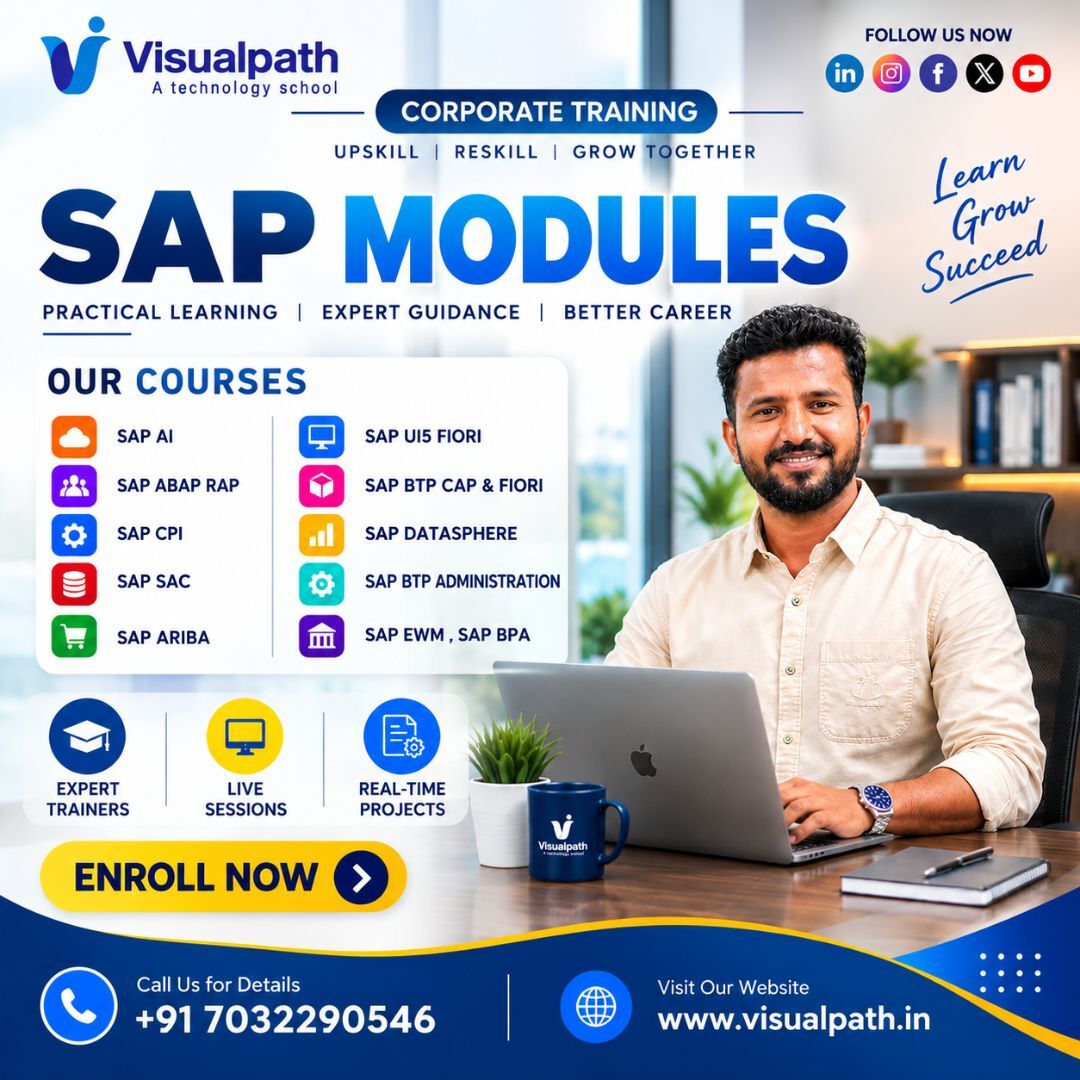 Hyderabad, Lessons Offered, Build Your SAP Skills And Grow Your Career With Visualpath