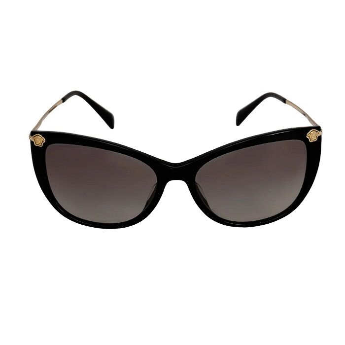 New Delhi, Clothing & Accessories, Versace Gold Logo Medusa Sunglasses &ndash; Black Designer Eyewear