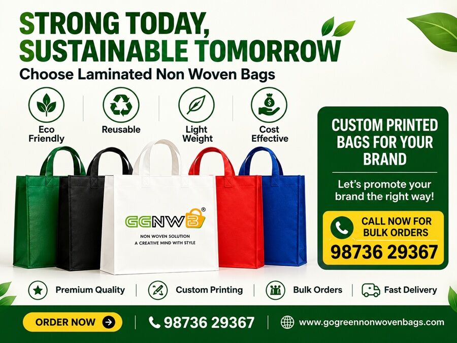 Faridabad, Wholesale Products, Laminated Non Woven Bags For Retail & Branding