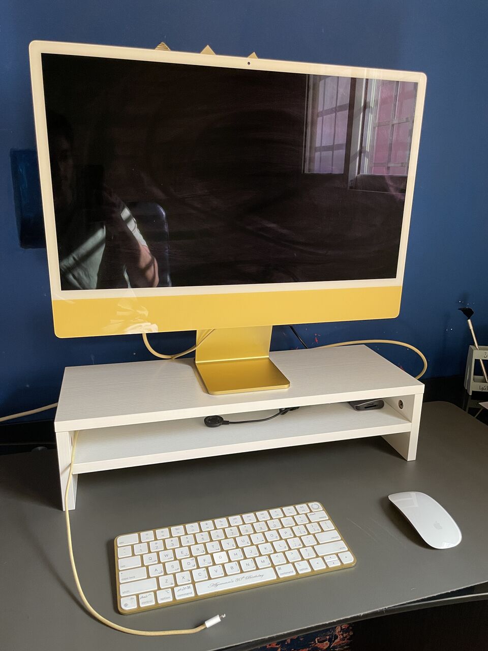 Jeddah, Computers, SAR 4999,  Yellow IMac M1 (24-inch) - Pristine Condition, Perfect For Video Editing & Design 🖥️✨