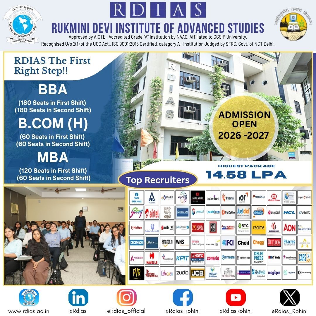 New Delhi, Education, Explore Leading B.Com Colleges In Delhi For Commerce Education - RDIAS
