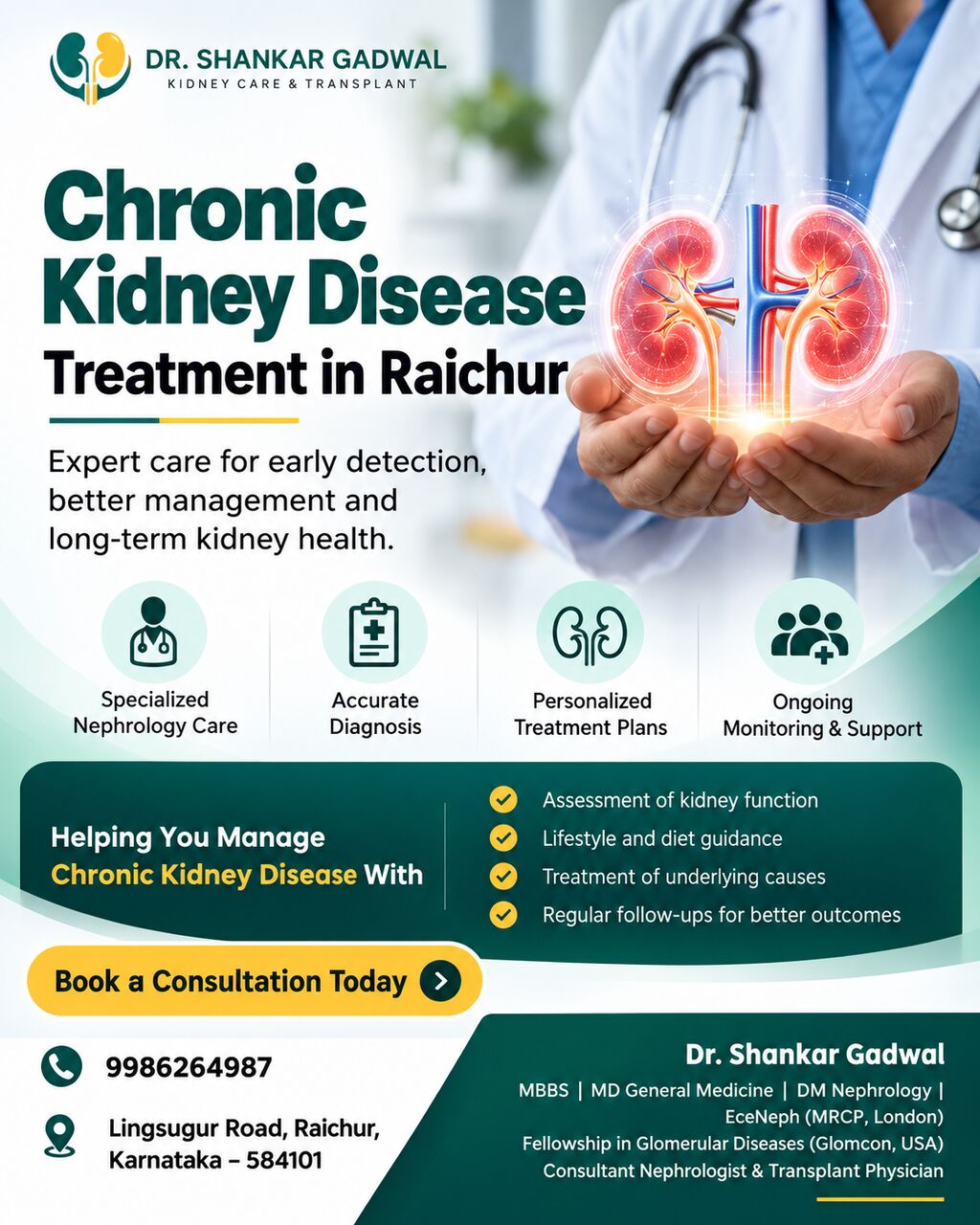 Mumbai, Health, Chronic Kidney Disease Treatment In Raichur &ndash; Expert Kidney Care