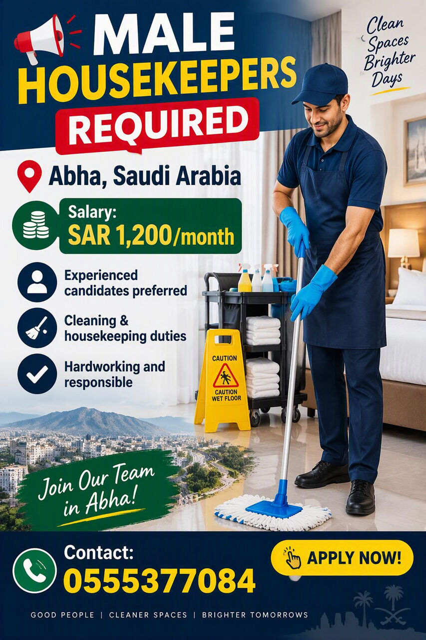 Abha, Jobs, HouseKeeper