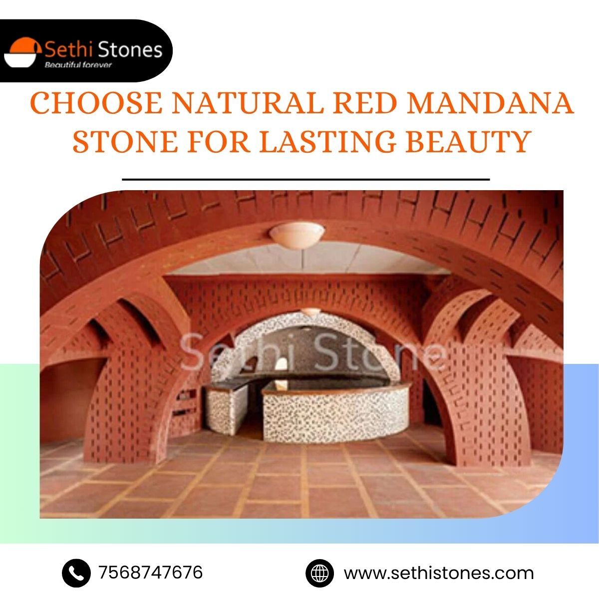 Jaipur, Farm & Garden, INR 100,  Choose Natural Red Mandana Stone For Lasting Beauty