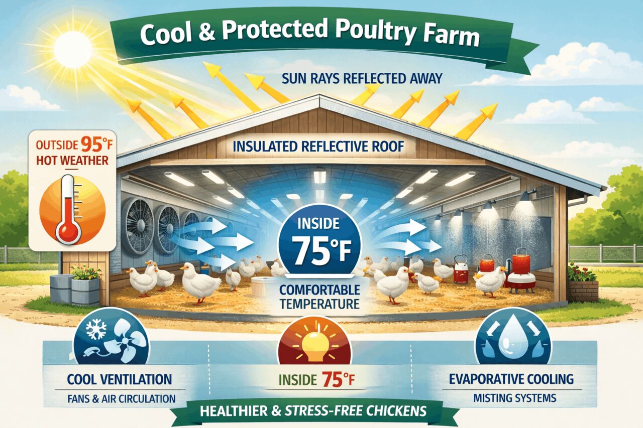 Lucknow, Materials, Poultry Farm Insulation | Thermal Insulation Sheet | KANPACK
