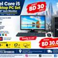 BHD 30,  Intel Core I5 4GB/320GB HDD 19&rsquo;&rsquo; Inch Monitor 30 BD Only