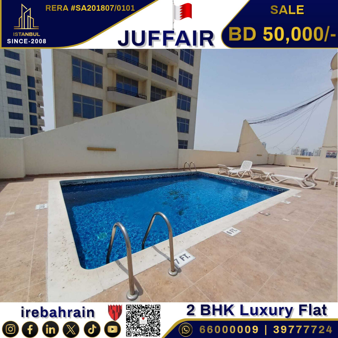 Juffair, Real Estate For Sale, BHD 50000,  2 BR,  Luxurious Fully Furnished Flat For Sale In Juffair &ndash; Sea View
