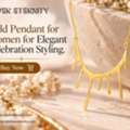 INR 7300,  Buy Now Gold Pendant For Women For Elegant Celebration Styling