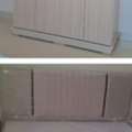 SAR 800,  Double Bed With Mattress & 4-Door Wardrobe