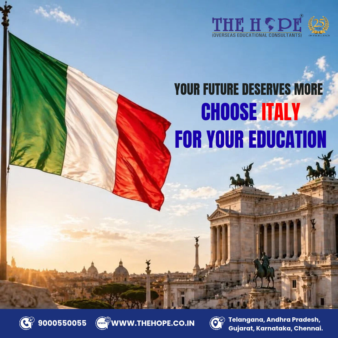 Hyderabad, Education, Study In Italy After Graduation: Best Options