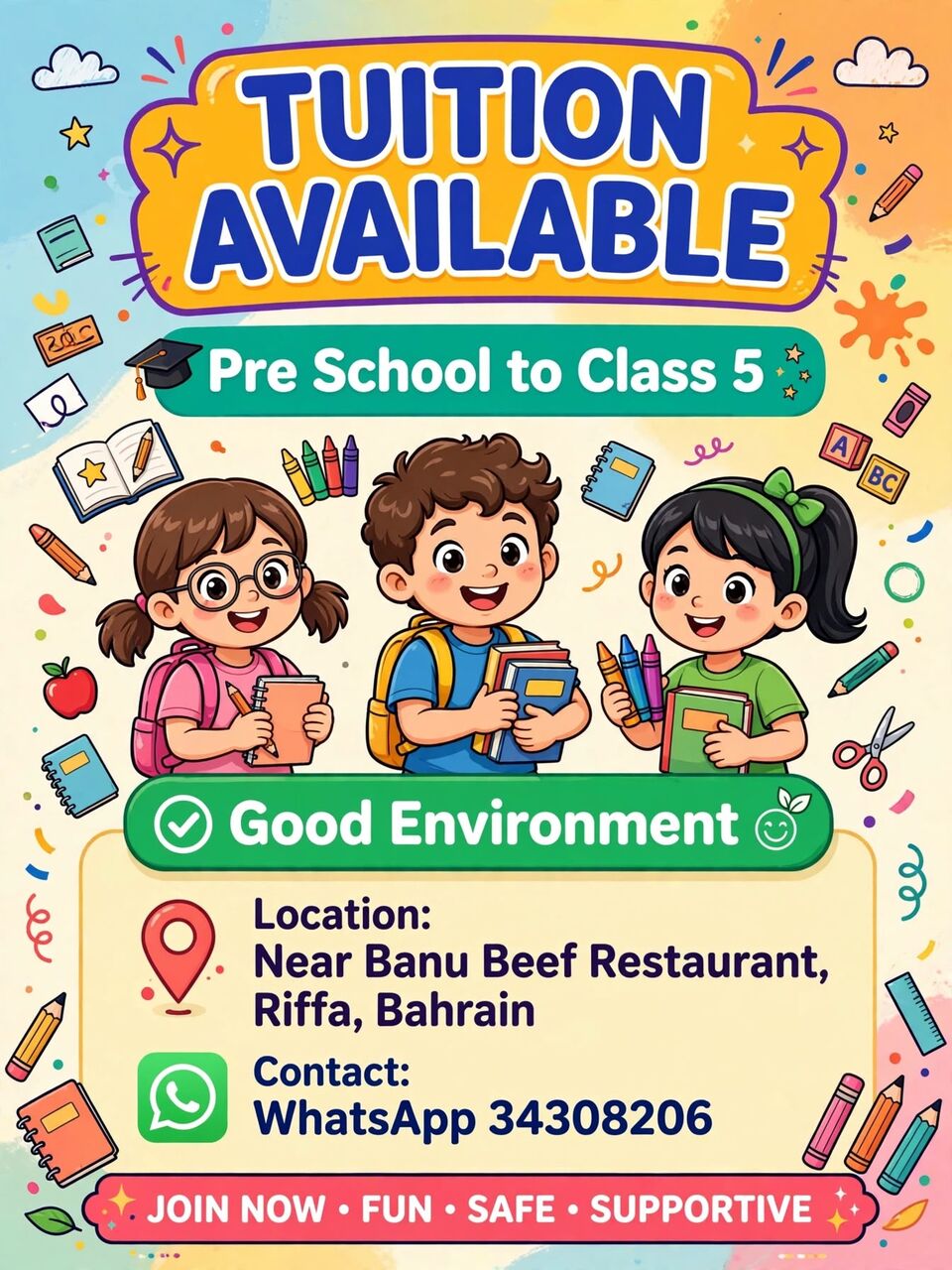 East Riffa, Lessons Wanted, Pakistani Female Home Tutor Available