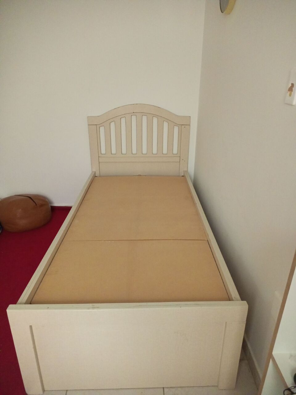 Dammam, Furniture, SAR 200,  Single Wooden Bed (Without Mattress)
