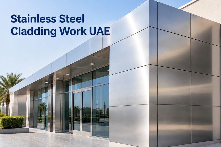 Dubai, Industrial Machinery, Premium Stainless Steel Cladding Work In UAE | Abbas Metal