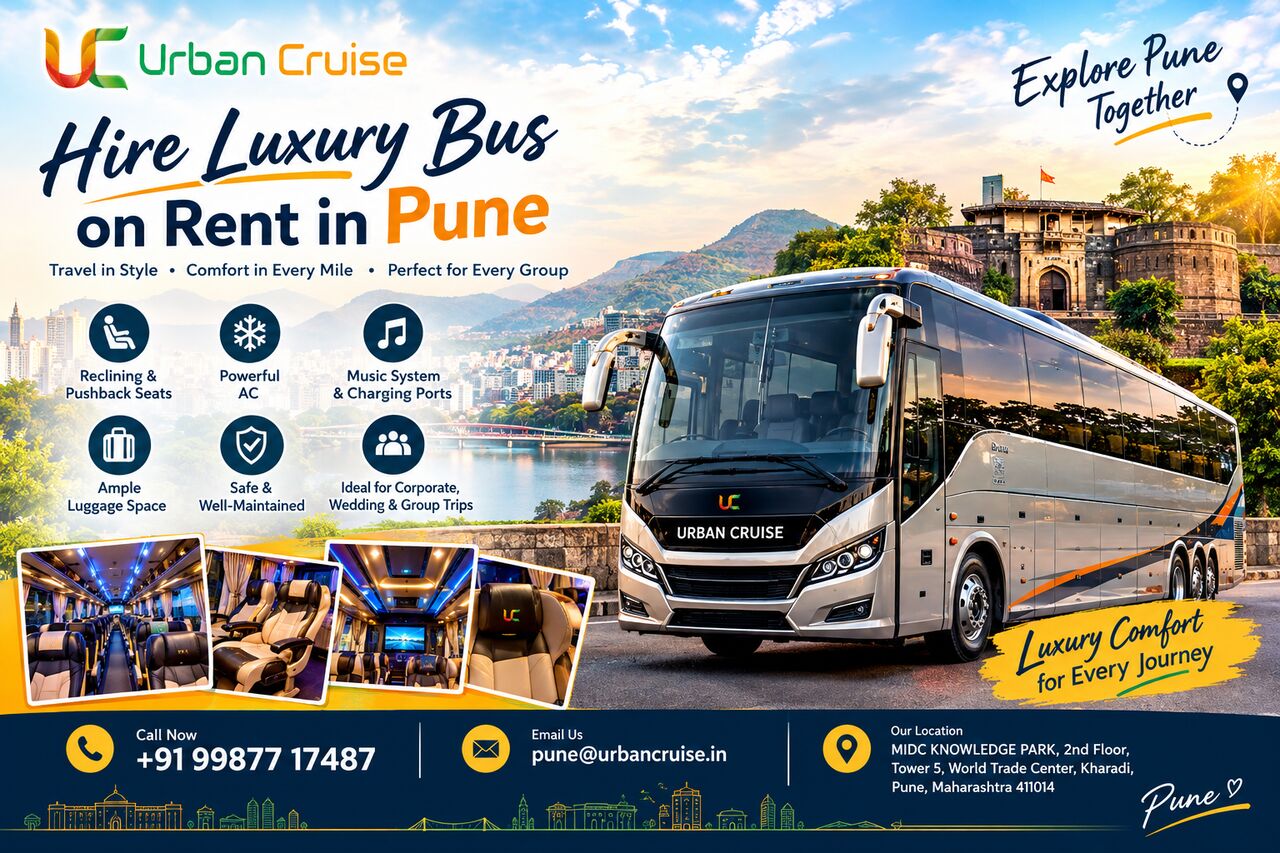 Pune, Travel, Reliable Bus Rental Service In Pune For Group Travel