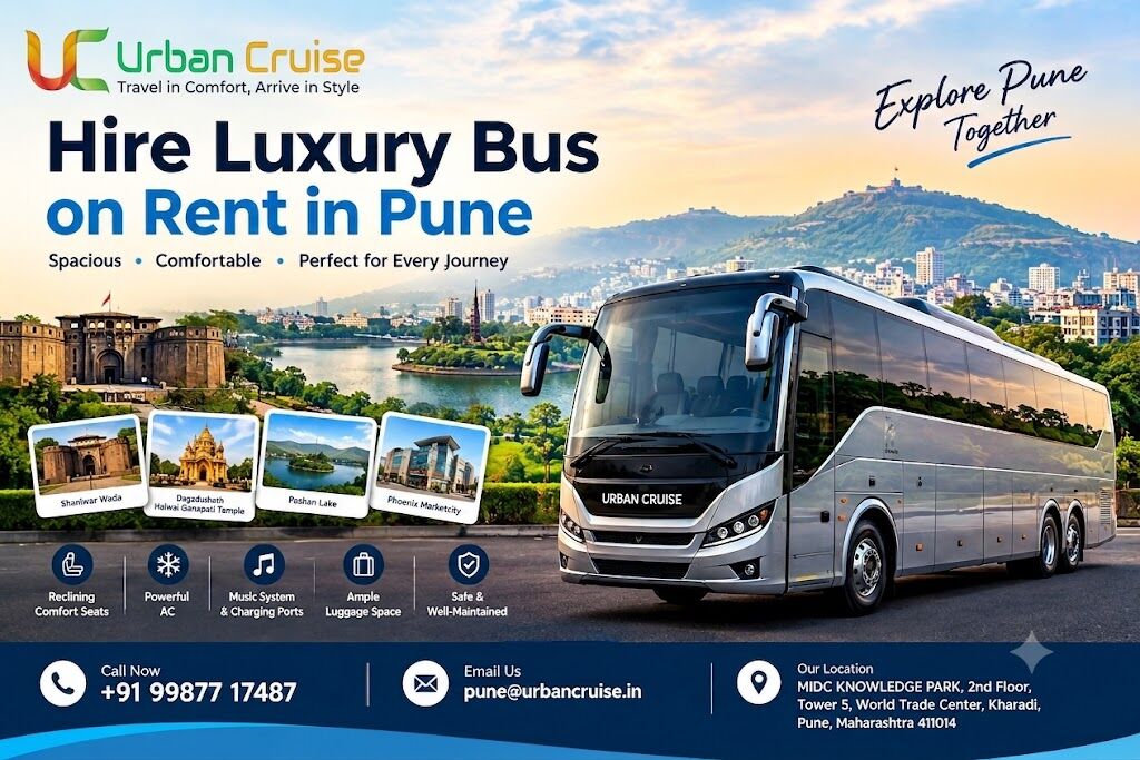 Pune, Travel, Reliable Bus Rental Service In Pune For Group Travel