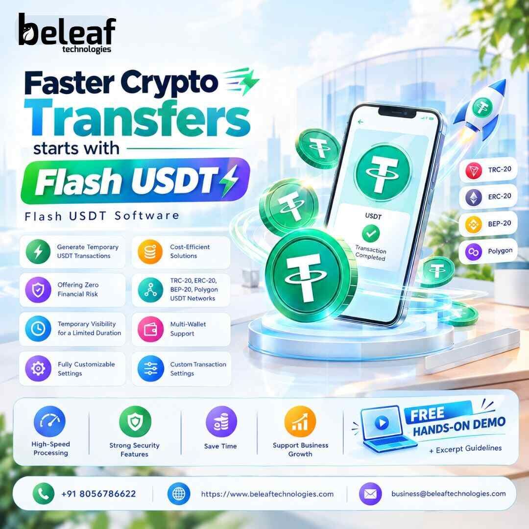 Mumbai, Software Development, Faster Crypto Transfers Starts With Flash USDT