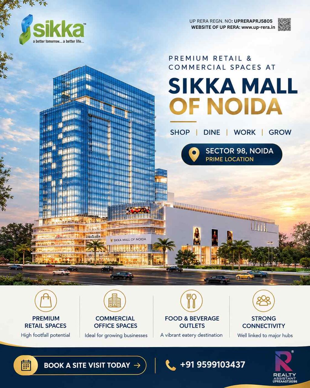 Noida, Shops, Sikka Mall Of Noida &ndash; Commercial Shops For Business