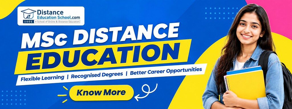 Mumbai, Education, Explore MSc Distance Education Programmes