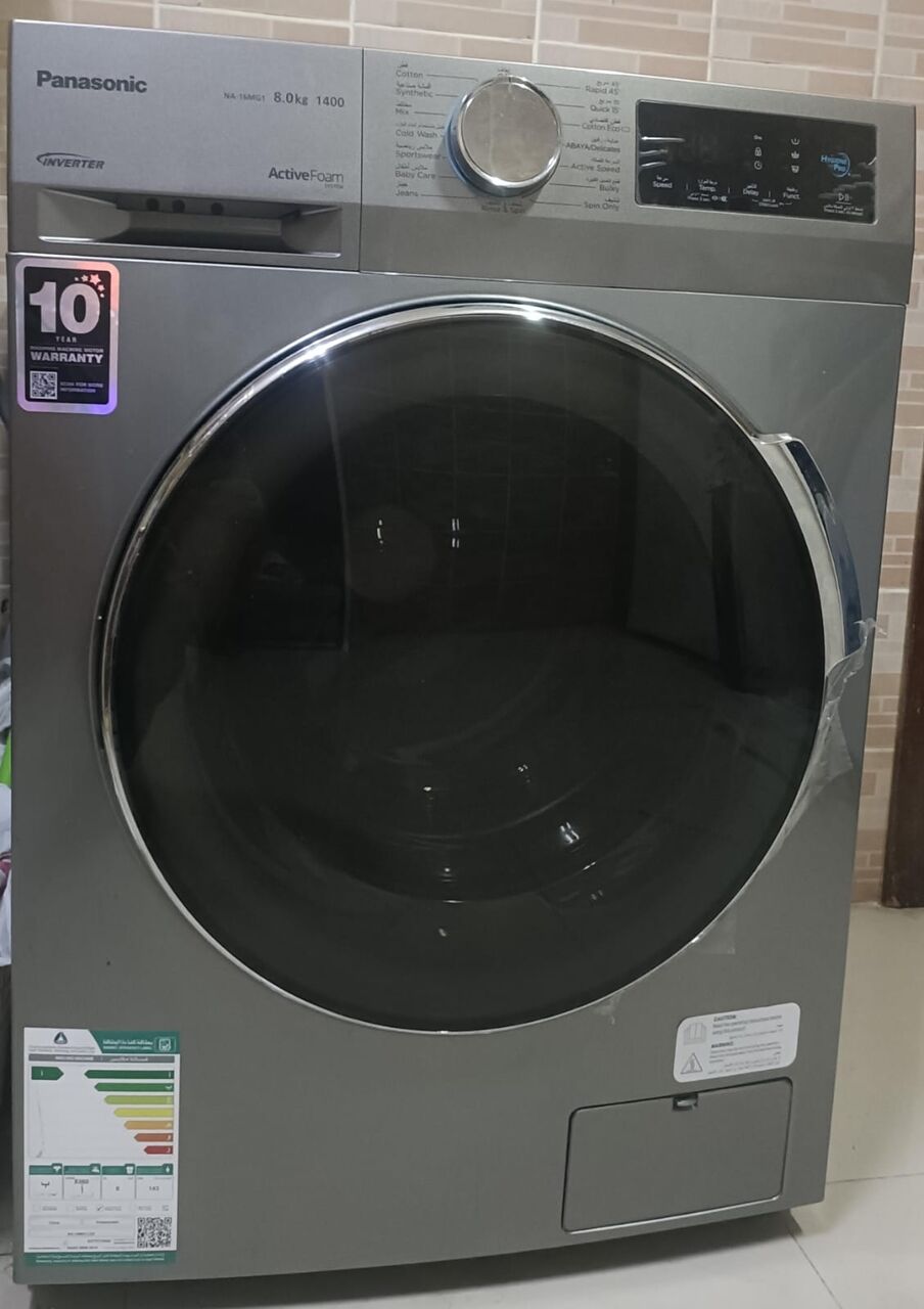 Dammam, Appliances, SAR 1700,  Panasonic 8kg Front Load Washing Machine