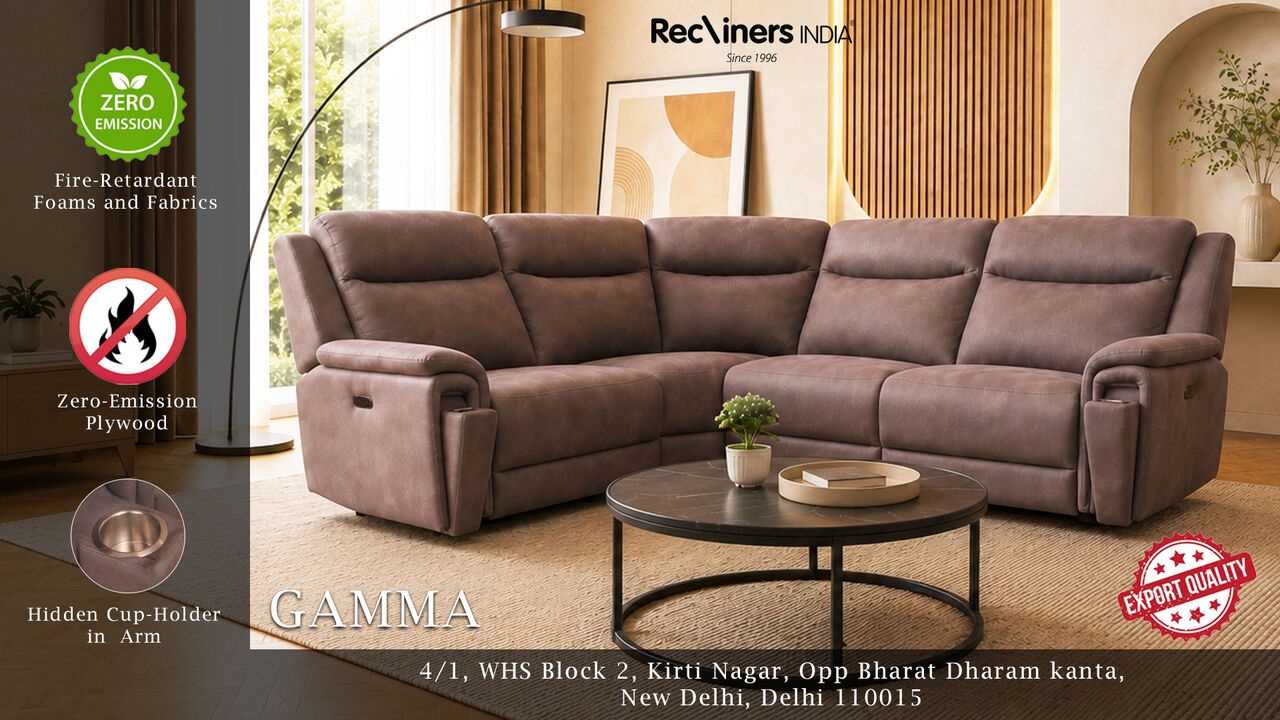 New Delhi, Furniture, Festive Sale &ndash; New Design Fire Retardant Gamma Living Room Recliners | Recliners India