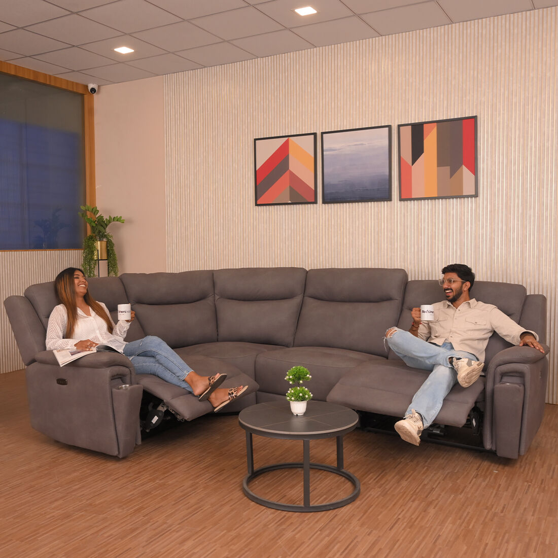 New Delhi, Furniture, Festive Sale &ndash; New Design Fire Retardant Gamma Living Room Recliners | Recliners India