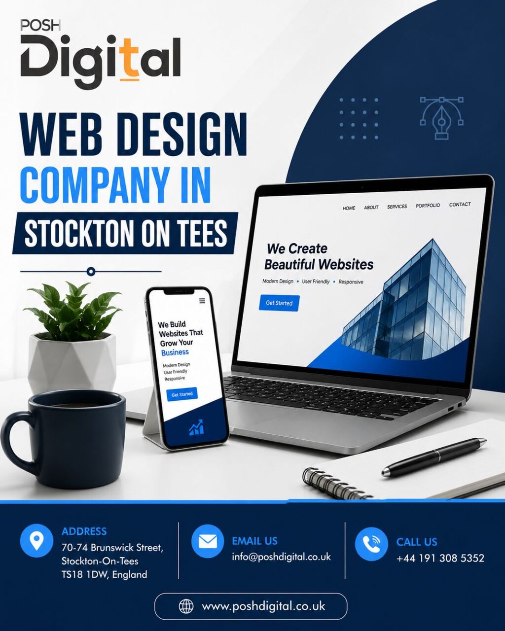 London, Web Design & Development, Web Design Company In Stockton On Tees