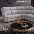 Festive Sale &ndash; Premium Curve Motorized Recliner Delta | Fire Retardant L-Shaped