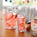 USD 30,  7-Piece Glass Pitcher And Drinkware Tumbler Set &ndash; Clear Glass Serving Set For Home