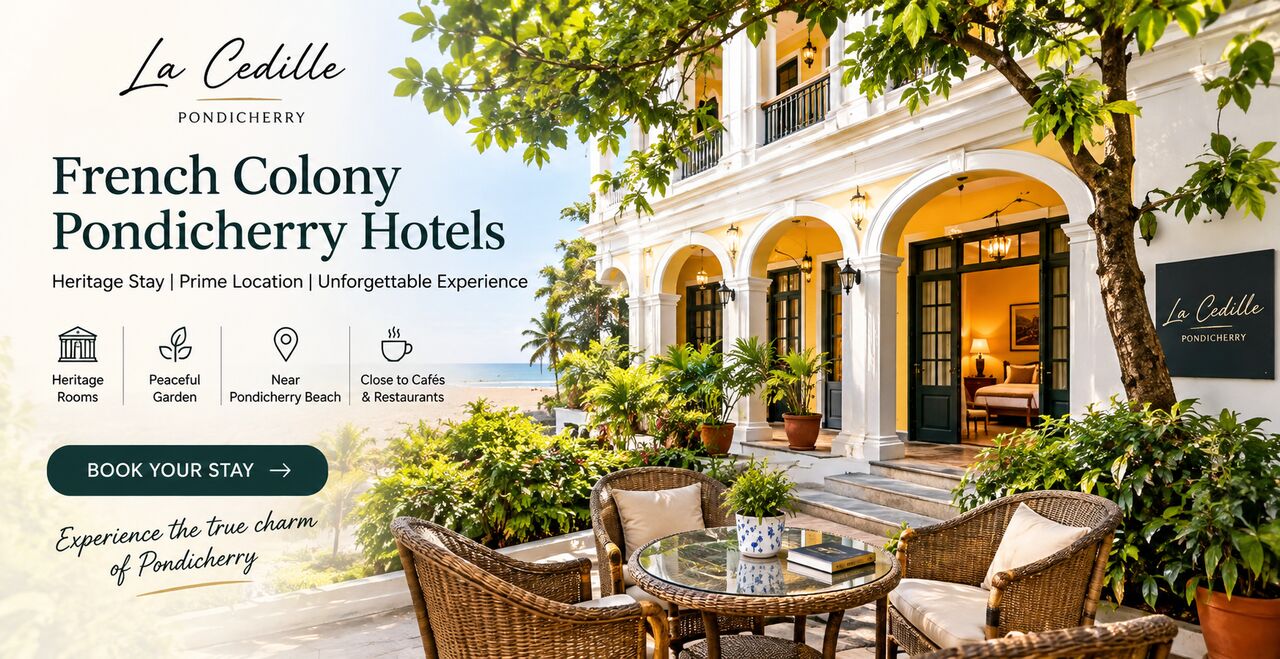 Mumbai, Travel, French Colony Pondicherry Hotels | Heritage Stay
