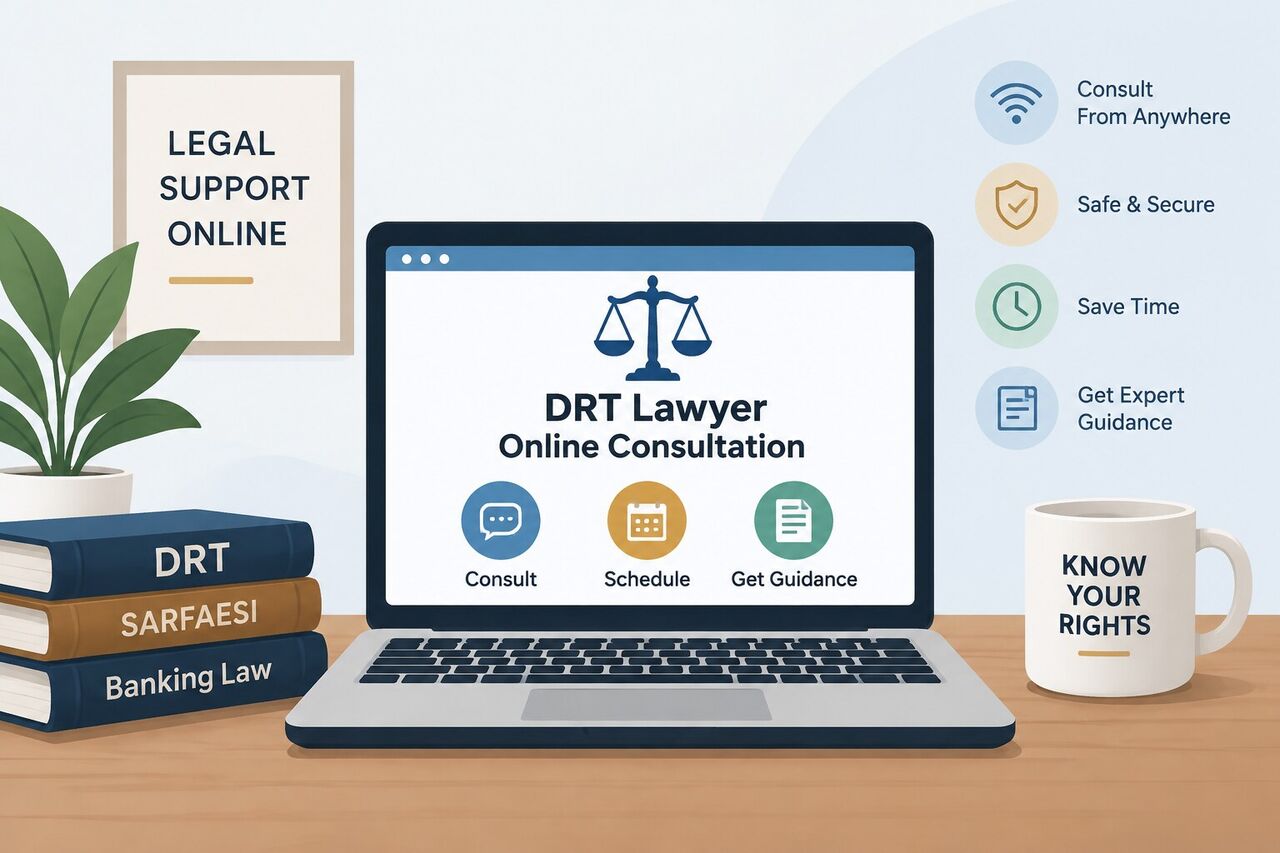 Ghaziabad, Legal, How Can Online Consultation With A DRT Lawyer Help?