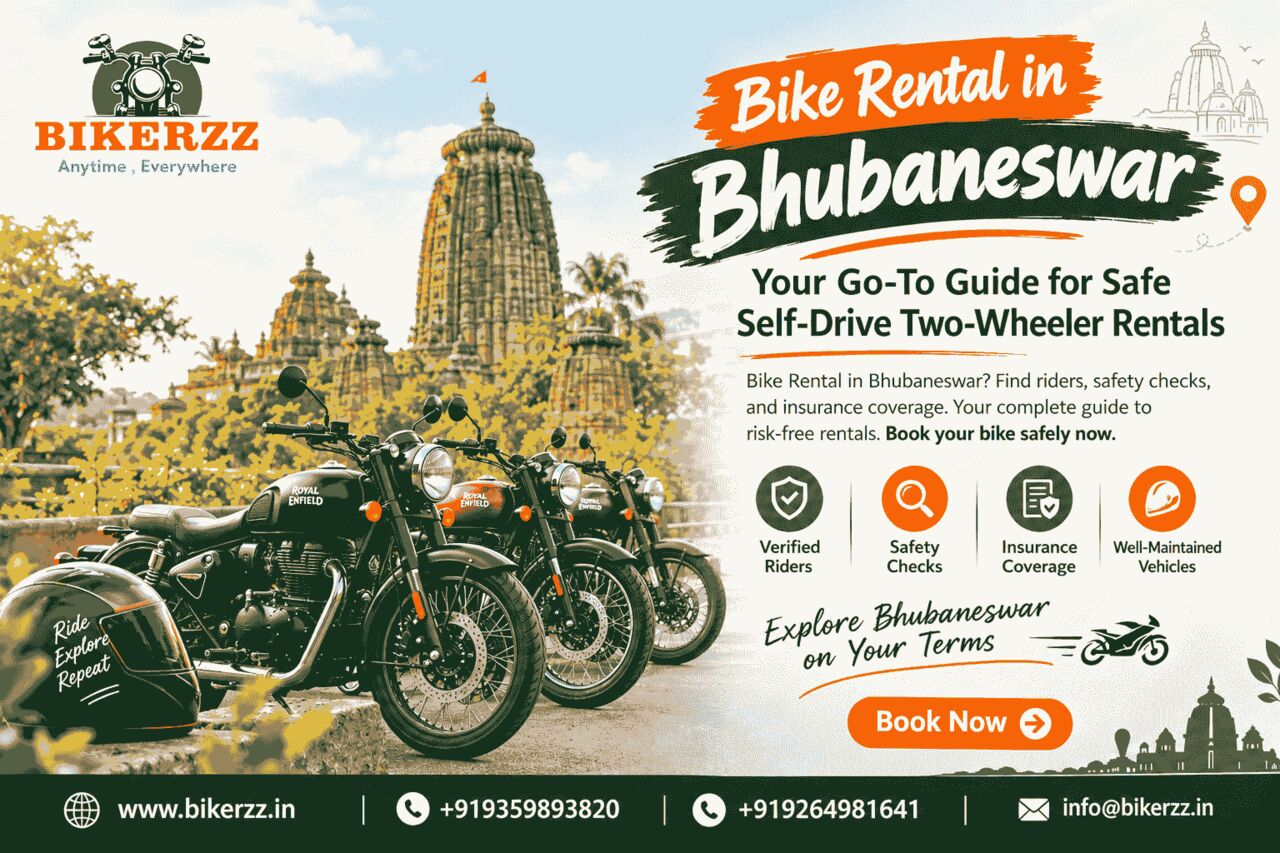 Bhubaneswar, Automotive, Bike Rental In Bhubaneswar: Your Go‑To Guide For Safe Self‑Drive Two‑Wheeler Rentals