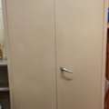 SAR 450,  STEEL ALMIRAH & TABLE FOR SALE