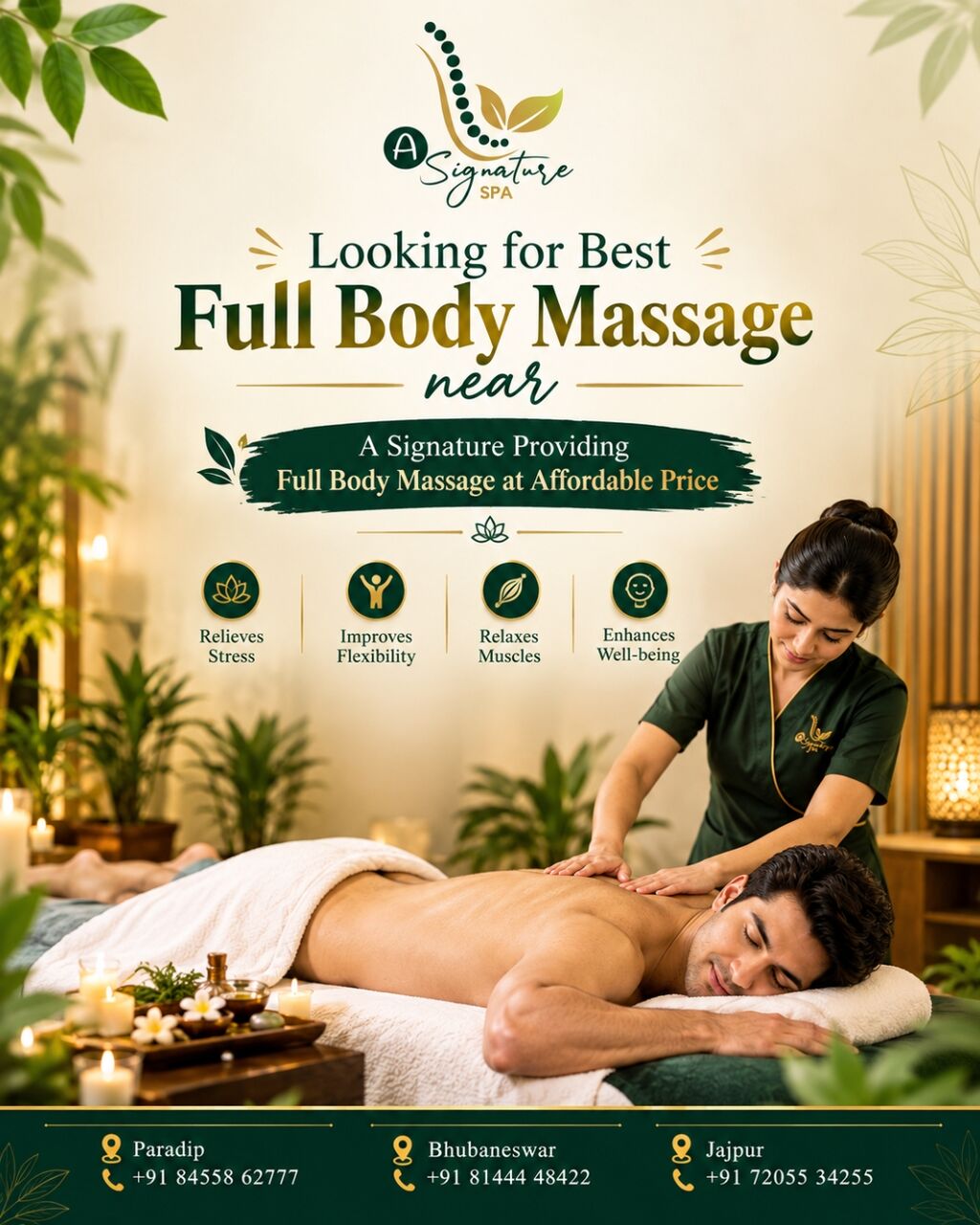 Bhubaneswar, Health, Full Body Massage Centres In Bhubaneswar &ndash; A Signature