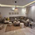 SAR 4300,  Modern L-Shaped Sectional Sofa With 3 Matching Tables