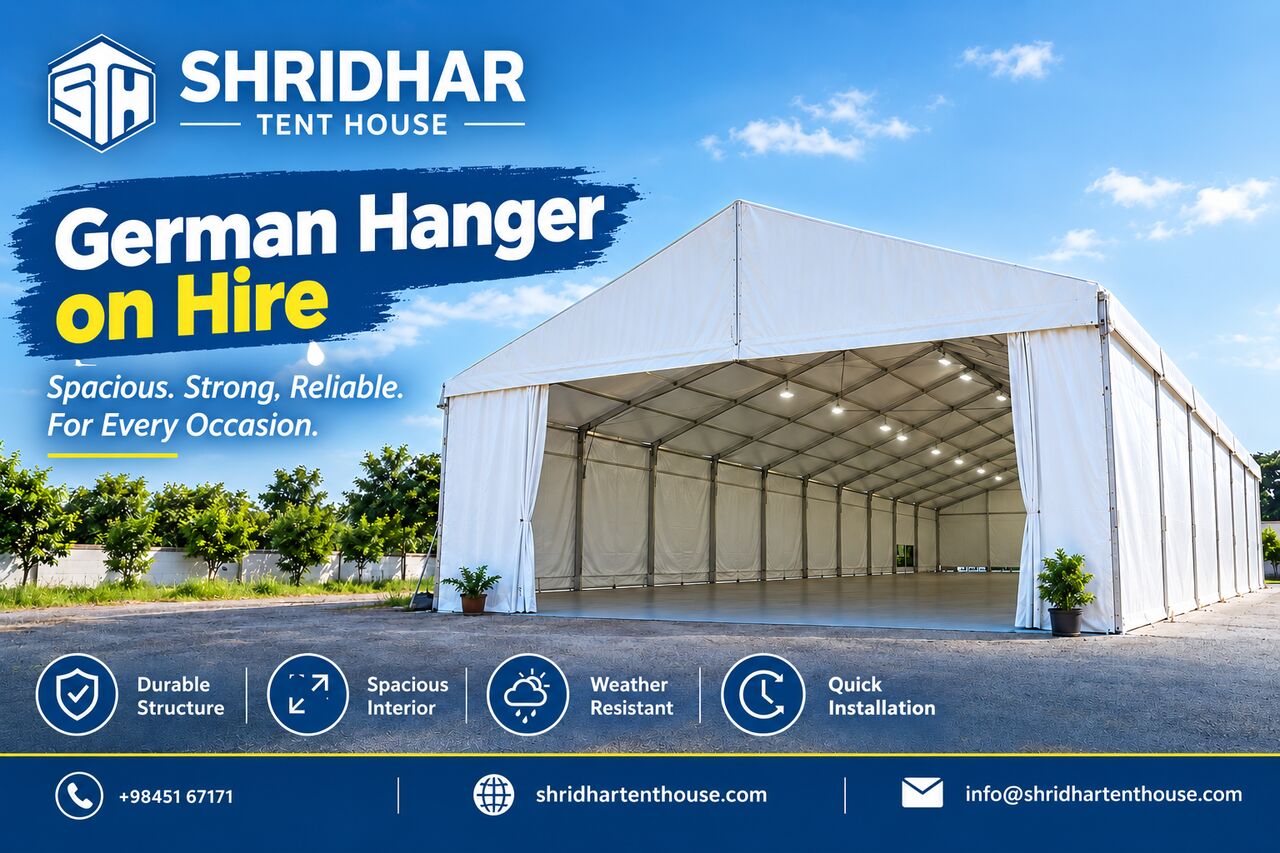Bangalore, Event Planning, German Hanger On Hire For Reliable Event Structures