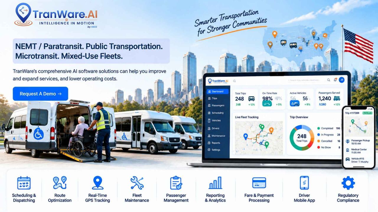 New York, Logistics, Paratransit Software In The US &ndash; TranWare AI