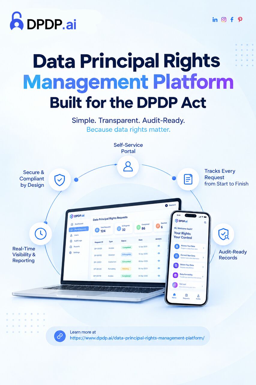 New Delhi, Security, Data Principal Rights Management Platform Built For The DPDP Act